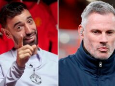 Bruno Fernandes sa ospravedlní Jamiemu Carragherovi po oslave neúspechu Anglicka Rozhovor s Brunom Fernandesom