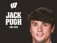 Bývalá futbalová hviezda Jack Pugh zomrel roky po tom, čo pre depresiu skončil so športom Wisconsin Badgers oznámili smrť svojho niekdajšieho úzkeho konca Jacka Pugha