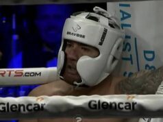 Bývalá hviezda Leeds United vypadla v prvom kole svojho debutu v boxe Ross McCormack v ringu