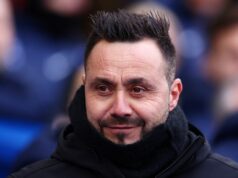 Bývalá hviezda Tottenhamu sa „za týždeň zamilovala do Roberta De Zerbiho“, keď prehovoril nový šéf BENEVENTO, TALIANSKO - 7. apríla: Tréner Beneventa Calcio Roberto De Zerbi pred zápasom Serie A medzi Beneventom Calcio a Juventusom na Stadio Ciro Vigorito 7. apríla 2018 v talianskom Benevente. (Foto: Francesco Pecoraro/Getty Images)