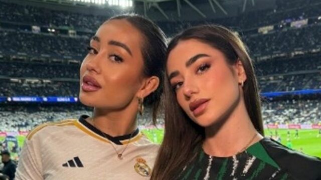 Marina Rivers má na sebe dres Realu Madrid na výlete na štadión Bernabeu s Lolou Lolitou