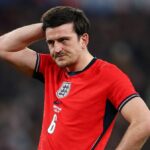 LONDÝN, ANGLICKO - 31. marca: Anglicko Harry Maguire počas medzinárodného priateľského zápasu medzi Anglickom a Japonskom na štadióne Wembley 31. marca 2026 v Londýne v Anglicku. (Foto: Robin Jones/Getty Images)