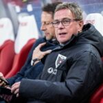 Ralf Rangnick pred medzinárodným priateľským zápasom medzi Rakúskom a Ghanou.