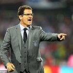 Fabio Capello bol manažérom Anglicka v rokoch 2007 až 2012 a viedol jeden svetový pohár