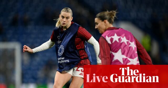 Chelsea v. Arsenal: Štvrťfinále Ligy majstrov žien, druhý zápas – naživo | Liga majstrov žien
