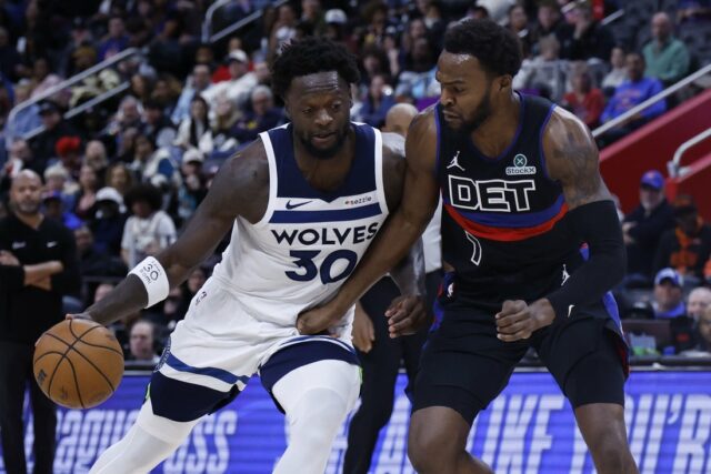 NBA: Minnesota Timberwolves v Detroite Pistons