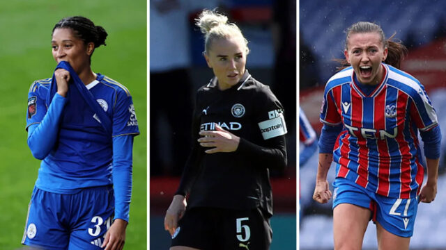Najlepšia štvorka WSL - Manchester City (49 bodov), Chelsea (43), Manchester United (39), Arsenal (38).
