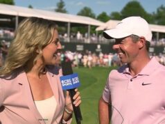 Čo sa stalo so športovým moderátorom, ktorý flirtoval s Rorym McIlroyom na Masters len pár dní predtým, ako oznámil rozvod? Dva roky po nepodložených fámach o afére s Rorym McIlroyom (vpravo) kariéra americkej televíznej športovej moderátorky Amandy Balionisovej (vľavo) kvitne