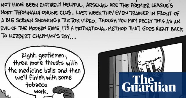 David Squires na ... TikTok hodín, keď Arsenal titul váha
