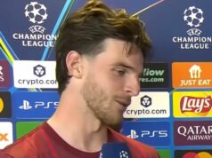 Declan Rice cieli na obvinenia UEFA a zdieľa teóriu Arsenalu, ktorá stojí za kontroverziou Atletica VAR Hviezda Arsenalu Declan Rice zaútočila na pravidlá VAR UEFA po kontroverzii proti Atleticu Madrid