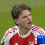 Declan Rice okamžite po údere o titul vystrelil od spoluhráčov z Arsenalu trojslovnú správu