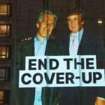 Demonštranti usporiadajú Epsteinov protest pred večerou korešpondentov Bieleho domu | donald Trump