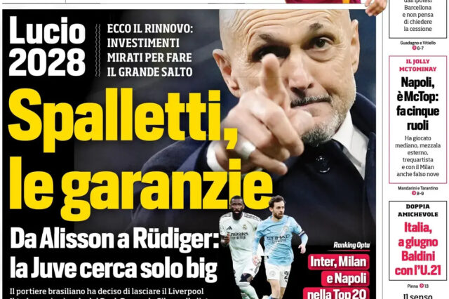 Dnešné noviny: Spallettiho záruky, rómska príležitosť, Taliansko je čoraz smutnejšie
