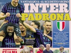 Dnešné noviny – Inter pripravuje Scudetto párty, Gasperiniho hnev a slzy Dnešné noviny – Inter pripravuje Scudetto párty, Gasperiniho hnev a slzy