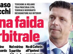 Dnešné noviny – hádka medzi rozhodcami, Inter nie je zapojený do nového škandálu Dnešné noviny – hádka medzi rozhodcami, Inter nie je zapojený do nového škandálu