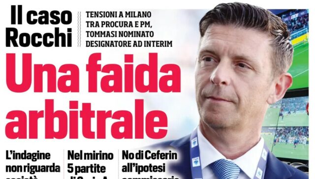 Dnešné noviny – hádka medzi rozhodcami, Inter nie je zapojený do nového škandálu
