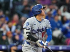 Dodgers‘ netopiere ochladzujú počas straty cesty do Colorado Rockies Dodgers' netopiere ochladzujú počas straty cesty do Colorado Rockies