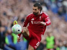 Dominik Szoboszlai sa teší z posledného víťazstva Liverpoolu v Merseyside derby Virgil van Dijk strelil v nedeľu neskorého víťaza (Getty)