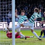 Yang Hyun-jun postrčil loptu za čiaru a zabezpečil tak Celticu skoré vedenie v Dens Parku