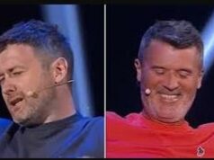 EXKLUZÍVNE Od Tigera Woodsa, Roryho McIlroya a Gera Loughnana až po Jurgena Kloppa a dokonca aj olympijskú boxerskú legendu Katie Taylorovú, on to všetko dokázal! Zoznámte sa s CONORom MOOREM, majstrom mimika, z ktorého žiadny športovec – ani žena – nie sú za hranicami! Roy Keane vo švíkoch ako Conor Moore ho napodobňuje na živej show The Overlap