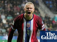 Erling Haaland pociťuje horúčavu v Nórsku na „tragickú“ reklamu na pivo z majstrovstiev sveta | Erling Haaland Erling Haaland pociťuje horúčavu v Nórsku na „tragickú“ reklamu na pivo z majstrovstiev sveta | Erling Haaland