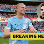 Erling Haaland reaguje na PSG-Bayern príspevkom snapchat, ktorý môže byť namierený proti Arsenalu