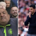 Fanúšik Man City po víťazstve Chelsea brutálne zosmiešňuje Arsenal kaskadérskym kúskom „pitia sĺz“.