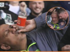 Fanúšik Manchestru City sa stal virálnym s fľašou Arsenalu Fanúšik Manchestru City sa stal virálnym s fľašou Arsenalu