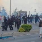 Fanúšikovia Arsenalu sa dostali do problémov, keď polícia použila SLZNÝ PLYN po strete s priaznivcami Atletica