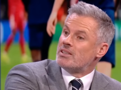 Florian Wirtz dostane od Jamieho Carraghera strohý odkaz, že Thierry Henry nedokáže zadržať smiech Florián Wirtz