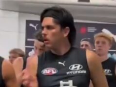 Footy legendy sa oháňajú, keď „znepokojujúce“ zábery Elijaha Hollandsa pred zápasom ukazujú, prečo by nikdy nemal nastúpiť na ihrisko Vysielané videnie ukázalo, že Hollands zlyhá pri rozcvičke a robí neobvyklé pohyby, čo vyvolalo okamžité znepokojenie