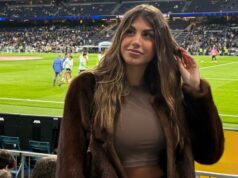 Futbalová hviezda „pozastavená za chodenie s 19-ročnou dcérou legendy klubu“ Nelson Deossa z Realu Betis reaguje počas zápasu LaLiga EA Sports medzi Realom Betis Balompie a Valencia CF na Estadio La Cartuja 1. februára 2026 v Seville v Španielsku.