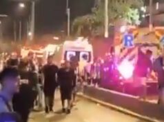 Futbalový fanúšik zomrel a desiatky ľudí sa zranili pri tragickom zhromaždení na štadióne pred zápasom v kritickom derby Zábery ukazujú veľkú prítomnosť pohotovostnej služby v Peru