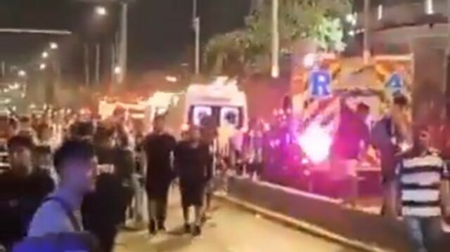 Zábery ukazujú veľkú prítomnosť pohotovostnej služby v Peru