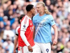 Gabriel v strede nezhody ako bývalý rozhodca Premier League dáva prekvapivý verdikt Obranca Arsenalu Gabriel Magalhaes a útočník Manchestru City Erling Haaland