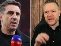 Gary Neville spája svoje sily s Markom Goldbridgeom, keď ikona Man Utd uzatvára mega dohodu na YouTube Mark Goldbridge