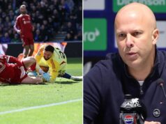 Giorgi Mamardashvili previezli do nemocnice, pretože Arne Slot poskytuje znepokojujúce informácie o zraneniach Tlačová konferencia Arne Slot