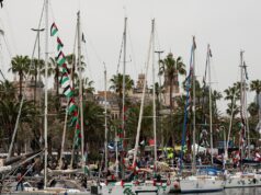 Global Sumud Flotilla vypláva z Barcelony do Gazy | Slučka Global Sumud Flotilla vypláva z Barcelony do Gazy | Slučka