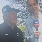 Gary Player nechal divákov Masters ohromených „strašidelným“ komentárom televíznej moderátorky