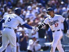 HR sucho skončilo, Shohei Ohtani vedie Dodgers vs. Marlins MLB: Chicago Cubs v Los Angeles Dodgers