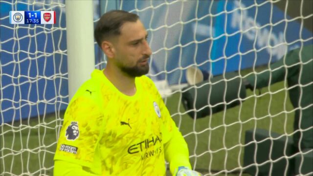 Havertz potrestal chybu Donnarummu, keď Arsenal okamžite zasiahol proti Man City
