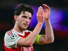 Hviezda Arsenalu Declan Rice posiela Man City správu a priamo zaznamenáva stav zranení Declan Rice