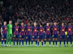 Hviezda Barcelony cestuje s tímom napriek tomu, že bola vylúčená proti Atléticu Hviezda Barcelony cestuje s tímom napriek tomu, že bola vylúčená proti Atléticu