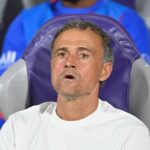 Fabian Ruiz z PSG oslavuje po strelení úvodného gólu svojho tímu v semifinálovom zápase Ligy majstrov v druhom zápase medzi Paris Saint-Germain a Arsenalom v Parc des Princes.