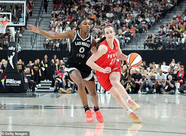 Hviezda WNBA Jackie Young uzavrela prvý kontrakt na 1 milión Caitlin Clarkovú bráni jej olympijská spoluhráčka a hviezda Las Vegas Aces Jackie Young
