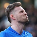 BIRMINGHAM, ANGLICKO - 14. marca: Marvin Ducksch z Birminghamu City oslavuje strelenie prvého gólu svojho tímu počas zápasu Sky Bet Championship medzi Birmingham City a Sheffield United v St Andrew's v Knighthead Park 14. marca 2026 v Birminghame v Anglicku. (Foto: Matt McNulty/Getty Images)