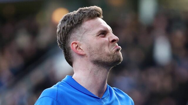 BIRMINGHAM, ANGLICKO - 14. marca: Marvin Ducksch z Birminghamu City oslavuje strelenie prvého gólu svojho tímu počas zápasu Sky Bet Championship medzi Birmingham City a Sheffield United v St Andrew's v Knighthead Park 14. marca 2026 v Birminghame v Anglicku. (Foto: Matt McNulty/Getty Images)