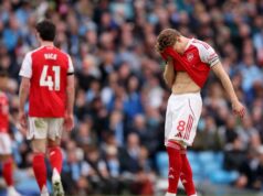 Hviezdy Arsenalu sa roztrhli na kusy, keď šesť hráčov povedalo, že nenastúpili proti Man City Hviezdy Arsenalu Declan Rice a Martin Odegaard boli povolaní za to, že v Man City nedokázali hrať