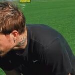 Mykhailo Mudryk trénuje