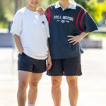 Dvaja bývalí iránski futbalisti, ktorí požiadali o azyl v Austrálii, odhalili svoje ďalšie zameranie – budovanie nového života Down Under (na obrázku zľava, Atefeh Ramezanisadeh a Fatemeh Pasandideh)